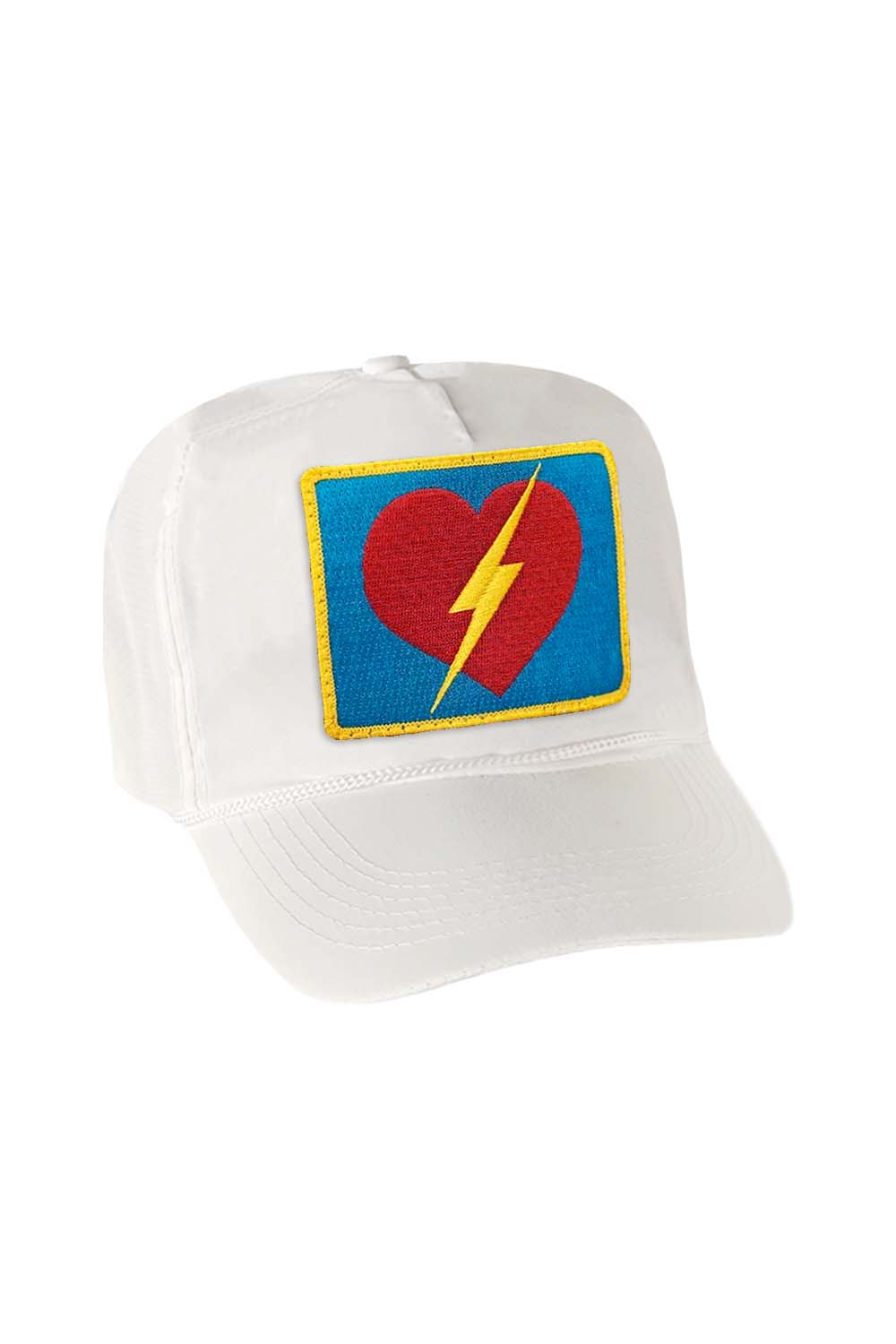 Retro VINTAGE BOLT HEART TRUCKER HAT