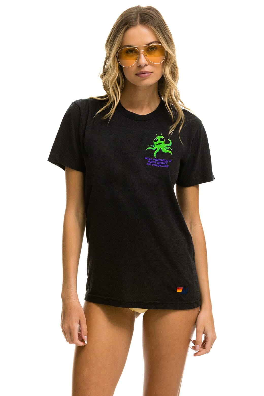 Retro WILL FERRELL 2023 CREW TEE - BLACK