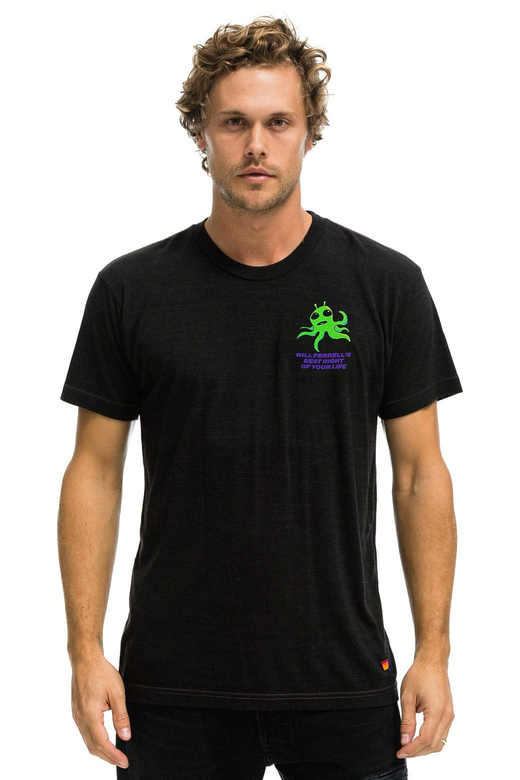 Retro WILL FERRELL 2023 CREW TEE - BLACK