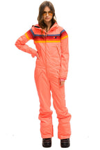 Retro WOMENS 3 LAYER POWDER SUIT - NEON FLAMINGO