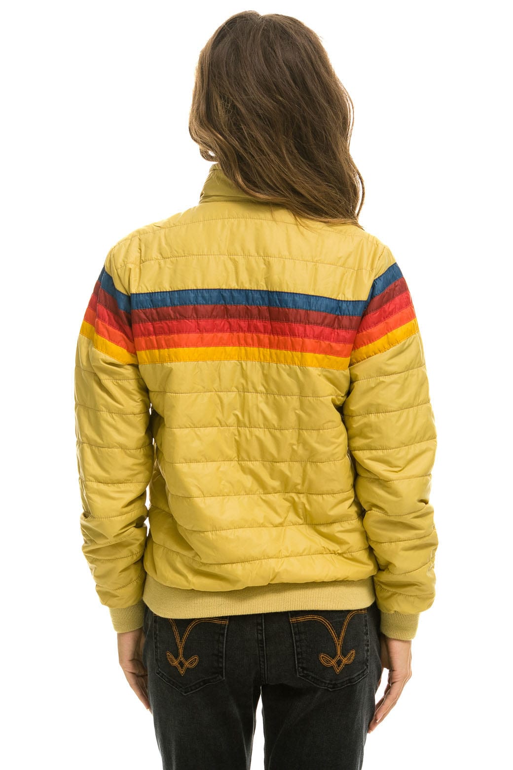 Retro 5 STRIPE JACKET - KHAKI