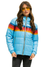 Retro 5 STRIPE TREKKER JACKET - GLOSSY SKY