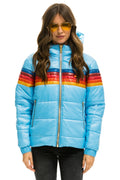 Retro 5 STRIPE TREKKER JACKET - GLOSSY SKY
