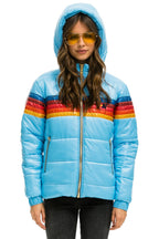 Retro 5 STRIPE TREKKER JACKET - GLOSSY SKY