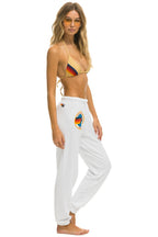 Retro AVIATOR NATION ASPEN SWEATPANTS - WHITE