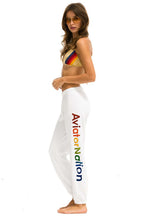 Retro AVIATOR NATION VAIL SWEATPANTS - WHITE