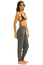 Retro BOLT CASHMERE LIGHT SWEATER PANT - DEEP HEATHER BLACK BOLT