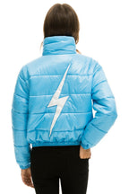 Retro BOLT LUXE APRES PUFFER JACKET - GLOSSY SKY