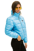 Retro BOLT LUXE APRES PUFFER JACKET - GLOSSY SKY