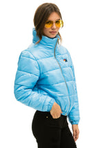 Retro BOLT LUXE APRES PUFFER JACKET - GLOSSY SKY