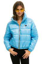 Retro BOLT LUXE APRES PUFFER JACKET - GLOSSY SKY