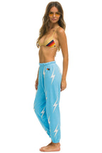 Retro BOLT STITCH REPEAT SWEATPANTS - SKY WHITE