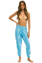 Retro BOLT STITCH REPEAT SWEATPANTS - SKY WHITE