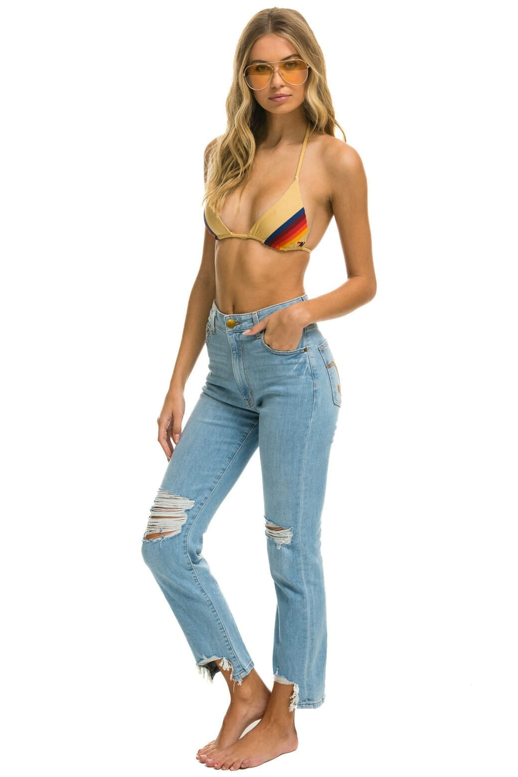 Retro HIGH RISE SLIM BOOT JEAN - SUPER LIGHT