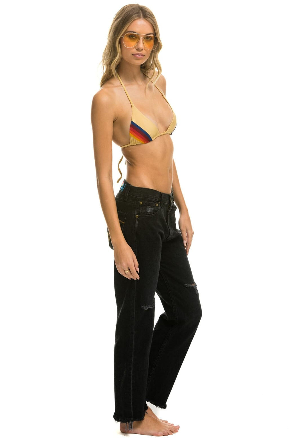 Retro MID RISE RELAXED SURFER JEAN - VINTAGE BLACK
