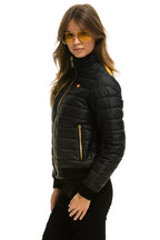 Retro SUNBURST JACKET - GLOSSY BLACK