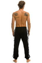 Retro ZEBRA STRIPE SWEATPANTS - BLACK ZEBRA