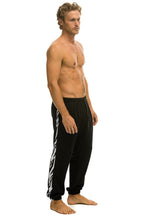 Retro ZEBRA STRIPE SWEATPANTS - BLACK ZEBRA
